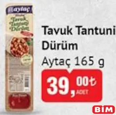 AYTAÇ TAVUK TANTUNİ DÜRÜM 165 G